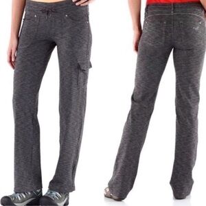 Kuhl Women's Mova Gray Knit Cargo Lounge Pants Kühl Straight Leg